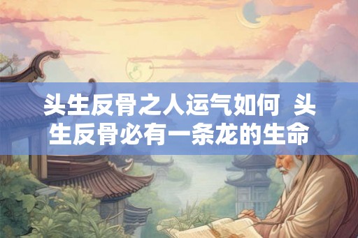 头生反骨之人运气如何  头生反骨必有一条龙的生命