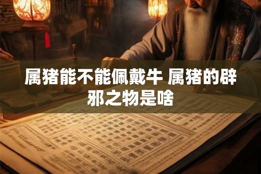 属猪能不能佩戴牛 属猪的辟邪之物是啥