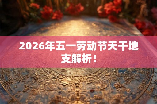 2026年五一劳动节天干地支解析！
