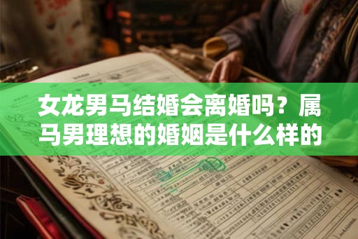 女龙男马结婚会离婚吗?属马男理想的婚姻是什么样的? 女龙男马结婚会离婚吗?属马男理想的婚姻是什么样的?