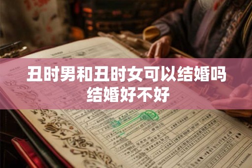 丑时男和丑时女可以结婚吗 结婚好不好 丑时男和丑时女可以结婚吗 结婚好不好