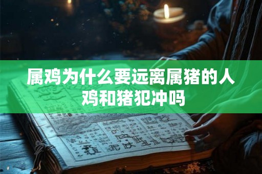 属鸡为什么要远离属猪的人 鸡和猪犯冲吗