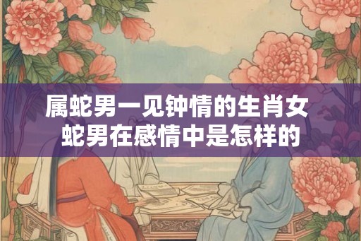 属蛇男一见钟情的生肖女 蛇男在感情中是怎样的