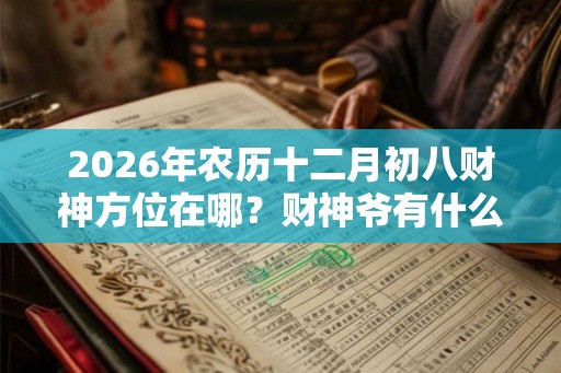 2026年农历十二月初八财神方位在哪？财神爷有什么寓意？