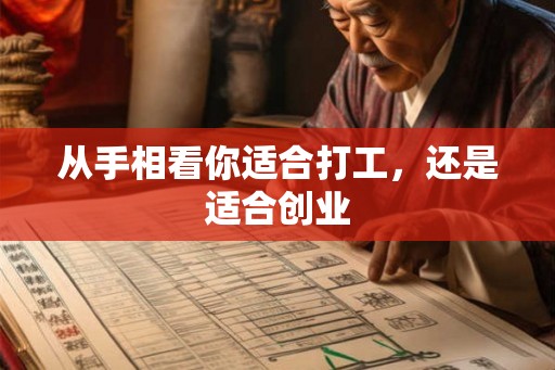 从手相看你适合打工，还是适合创业