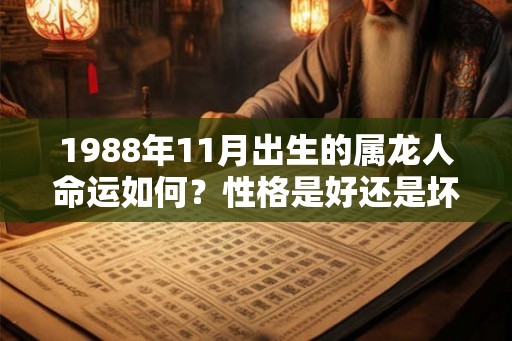 1988年11月出生的属龙人命运如何？性格是好还是坏？