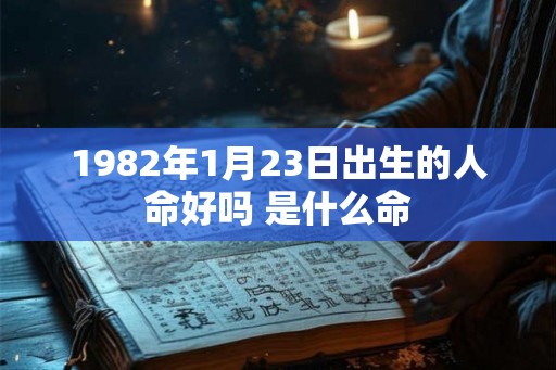 1982年1月23日出生的人命好吗 是什么命