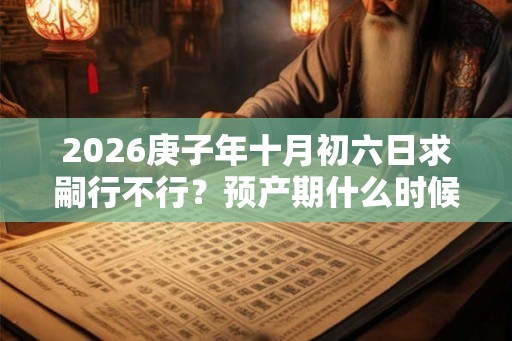 2026庚子年十月初六日求嗣行不行?预产期什么时候? 2026庚子年十月初六日求嗣行不行?预产期什么时候?