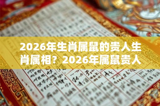 2026年生肖属鼠的贵人生肖属相？2026年属鼠贵人是啥？