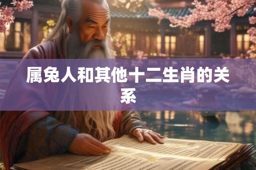属兔人和其他十二生肖的关系