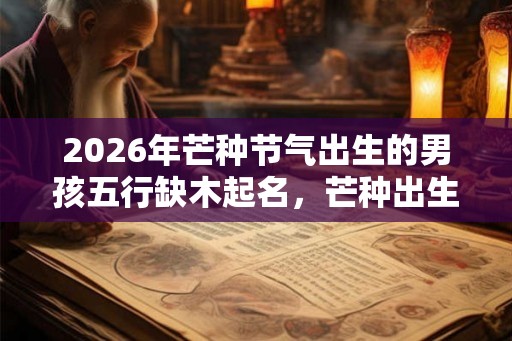 2026年芒种节气出生的男孩五行缺木起名，芒种出生命运怎么样？