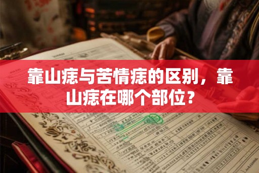 靠山痣与苦情痣的区别，靠山痣在哪个部位？