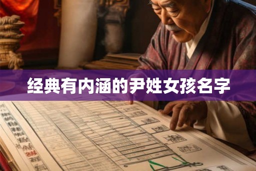 经典有内涵的尹姓女孩名字
