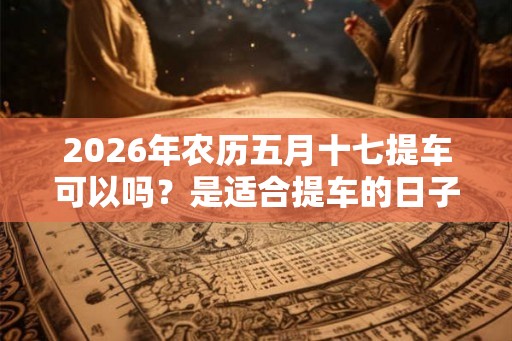 2026年农历五月十七提车可以吗？是适合提车的日子吗？