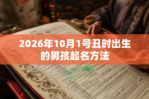2026年10月1号丑时出生的男孩起名方法