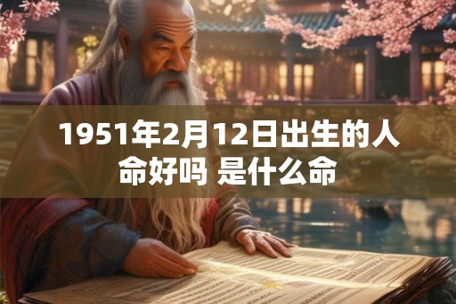 1951年2月12日出生的人命好吗 是什么命 1951年2月12日出生的人命好吗 是什么命