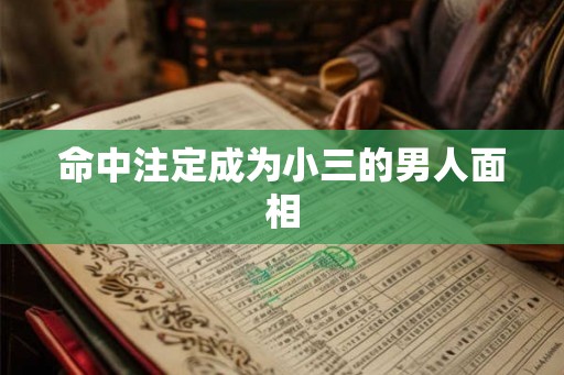 命中注定成为小三的男人面相