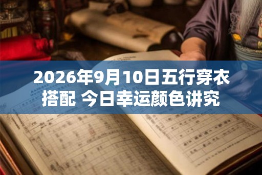 2026年9月10日五行穿衣搭配 今日幸运颜色讲究