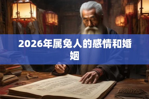 2026年属兔人的感情和婚姻