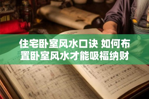 住宅卧室风水口诀 如何布置卧室风水才能吸福纳财