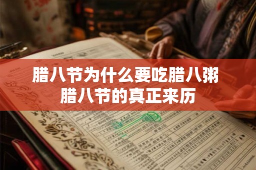 腊八节为什么要吃腊八粥 腊八节的真正来历