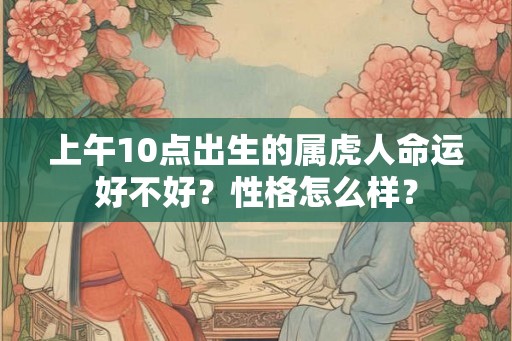 上午10点出生的属虎人命运好不好？性格怎么样？