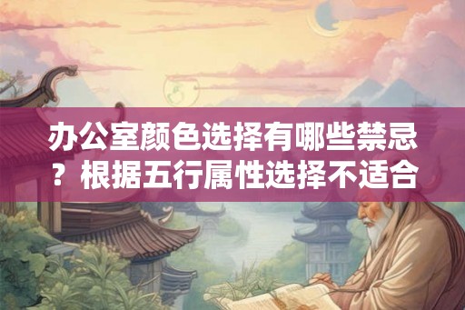 办公室颜色选择有哪些禁忌？根据五行属性选择不适合自己的颜色