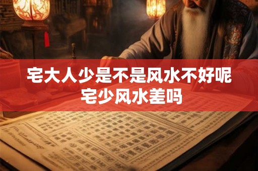 宅大人少是不是风水不好呢 宅少风水差吗