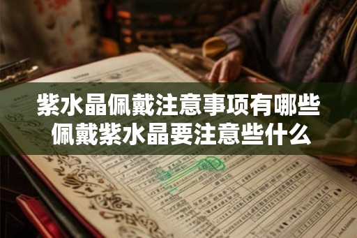紫水晶佩戴注意事项有哪些 佩戴紫水晶要注意些什么 紫水晶佩戴注意事项有哪些 佩戴紫水晶要注意些什么