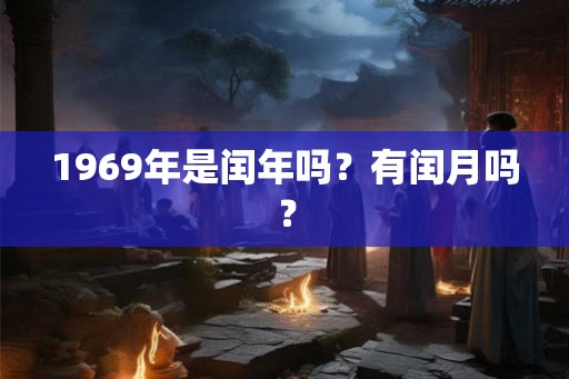 1969年是闰年吗？有闰月吗？
