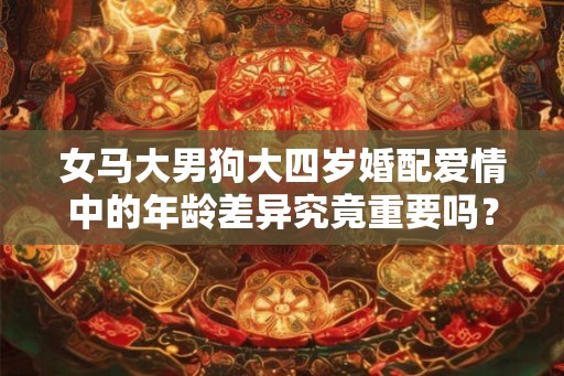 女马大男狗大四岁婚配爱情中的年龄差异究竟重要吗？