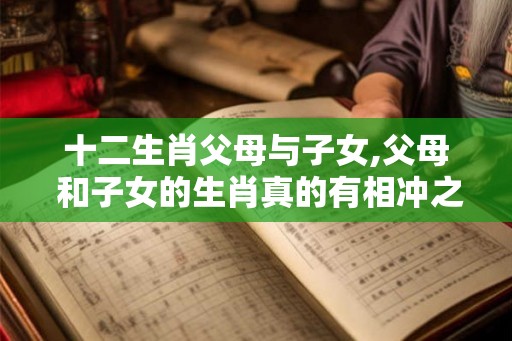 十二生肖父母与子女,父母 和子女的生肖真的有相冲之说