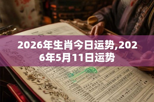 2026年生肖今日运势,2026年5月11日运势