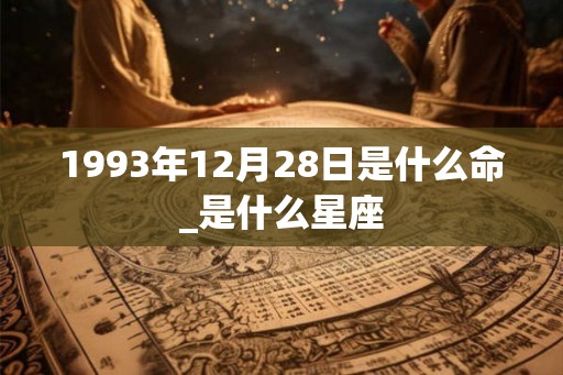 1993年12月28日是什么命_是什么星座