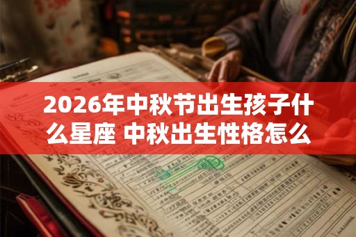 2026年中秋节出生孩子什么星座 中秋出生性格怎么样 2026年中秋节出生孩子什么星座 中秋出生性格怎么样
