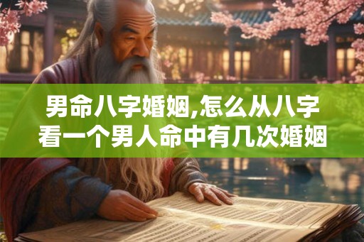 男命八字婚姻,怎么从八字看一个男人命中有几次婚姻 男命八字婚姻,怎么从八字看一个男人命中有几次婚姻