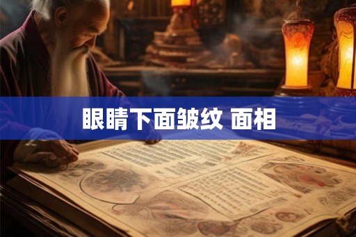 眼睛下面皱纹 面相 眼睛下面皱纹 面相