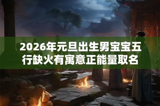 2026年元旦出生男宝宝五行缺火有寓意正能量取名