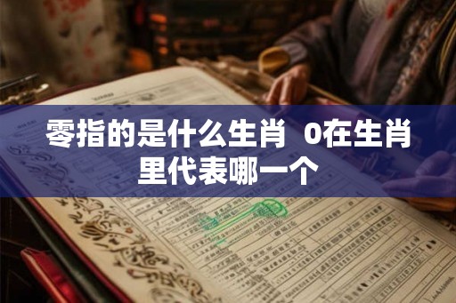 零指的是什么生肖  0在生肖里代表哪一个