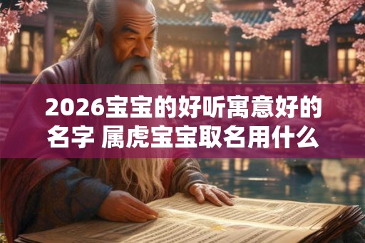 2026宝宝的好听寓意好的名字 属虎宝宝取名用什么字最好