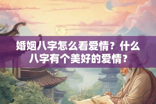 婚姻八字怎么看爱情？什么八字有个美好的爱情？
