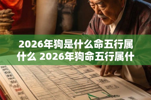 2026年狗是什么命五行属什么 2026年狗命五行属什么 2026年狗是什么命五行属什么 2026年狗命五行属什么