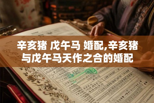 辛亥猪 戊午马 婚配,辛亥猪与戊午马天作之合的婚配