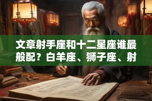 文章射手座和十二星座谁最般配？白羊座、狮子座、射手座和天秤座是射手座最配对的星座