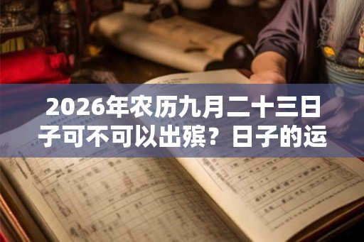 2026年农历九月二十三日子可不可以出殡？日子的运势如何？