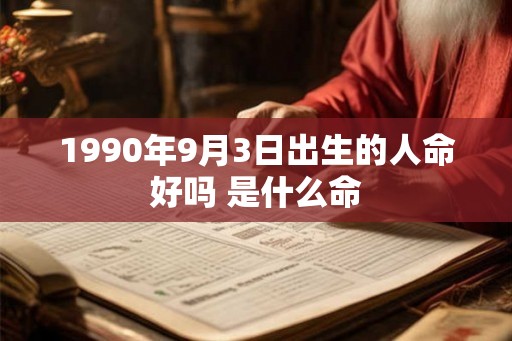 1990年9月3日出生的人命好吗 是什么命