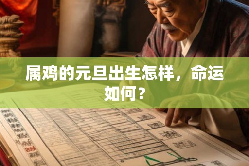 属鸡的元旦出生怎样，命运如何？