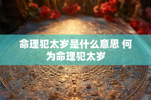 命理犯太岁是什么意思 何为命理犯太岁 命理犯太岁是什么意思 何为命理犯太岁