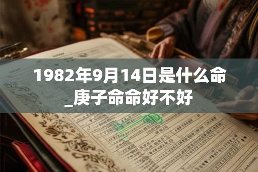 1982年9月14日是什么命_庚子命命好不好