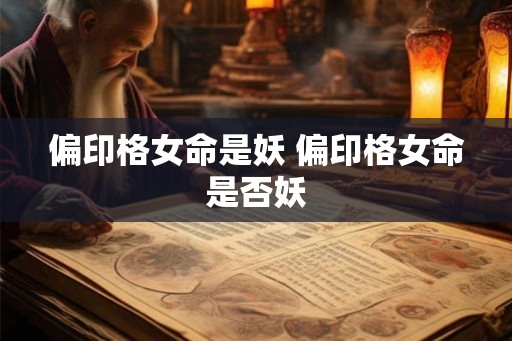 偏印格女命是妖 偏印格女命是否妖